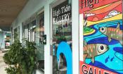 The entrance to the High Tide Art Gallery in St. Augustine.