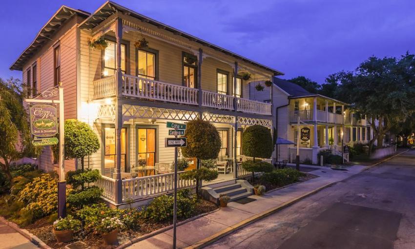 The Carriage Way Inn, located in St. Augustine's historic downtown