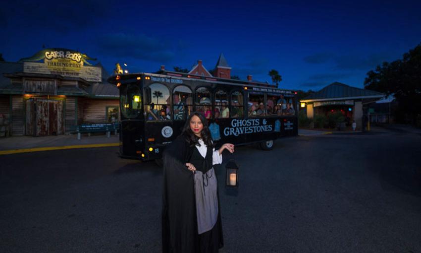 The Ghosts & Gravestones tour includes a visit inside one of the most haunted buildings in St. Augustine -- The Old Jail.