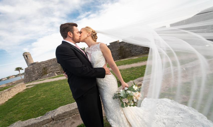 SSS Studio captures a wedding in historic downtown St. Augustine.