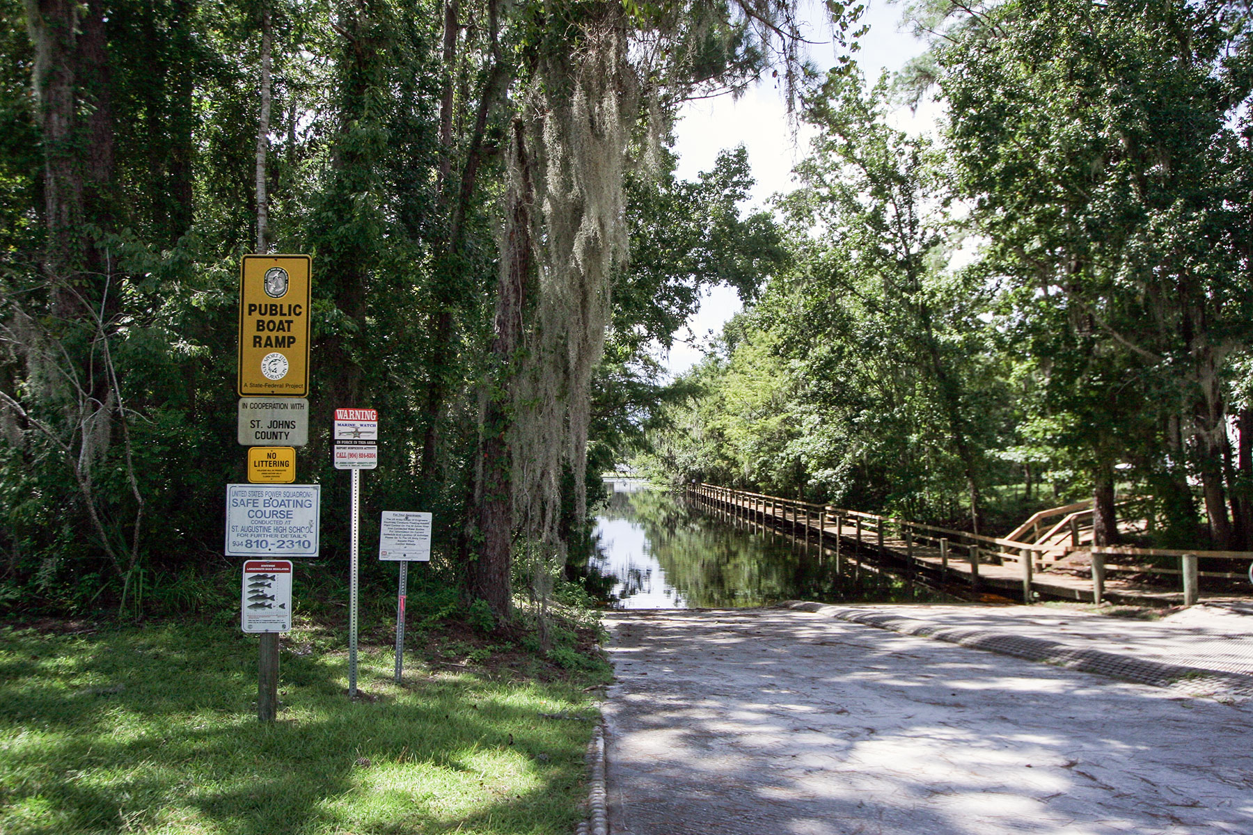 Trout Creek Boat Ramp Visit St Augustine