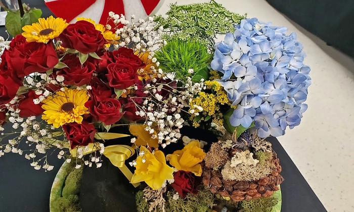 A bouquet of flowers for the 2025 St. Augustine Garden Club Show